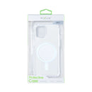 Rixus Anti-Burst Case With MagSafe Compatible For Apple iPhone 14 Transparent