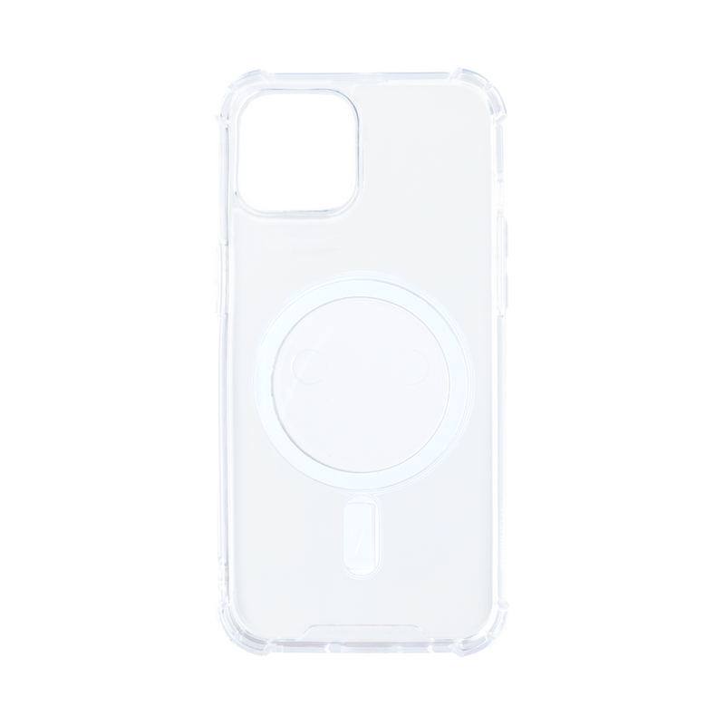 Rixus For iPhone 14 Plus Anti-Burst Case With Magsafe Transparent