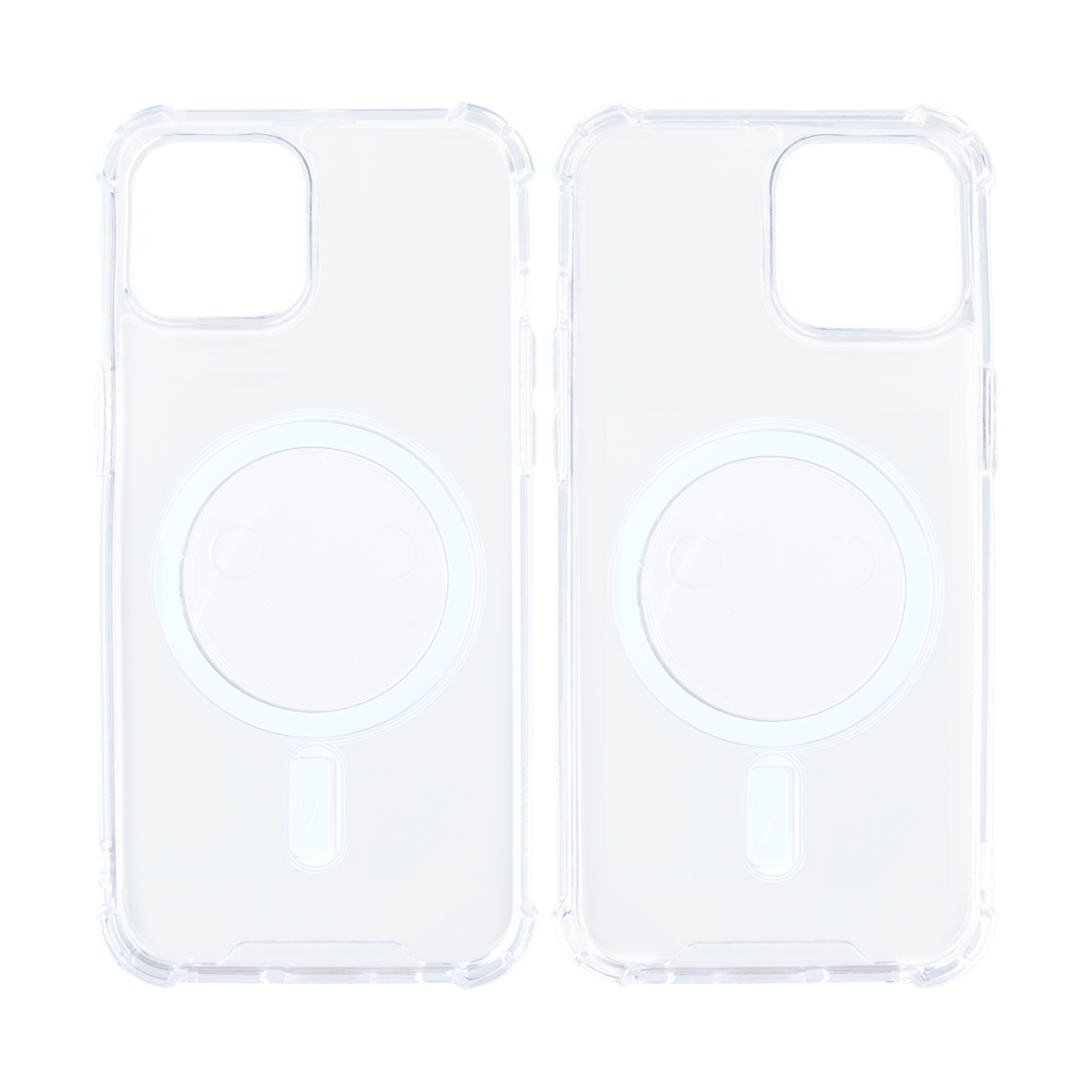 Rixus Anti-Burst Case With MagSafe Compatible For Apple iPhone 14 Plus Transparent