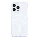 Rixus Anti-Burst Case With MagSafe Compatible For Apple iPhone 14 Pro Max Transparent