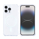 Rixus Anti-Burst Case With MagSafe Compatible For Apple iPhone 14 Pro Max Transparent