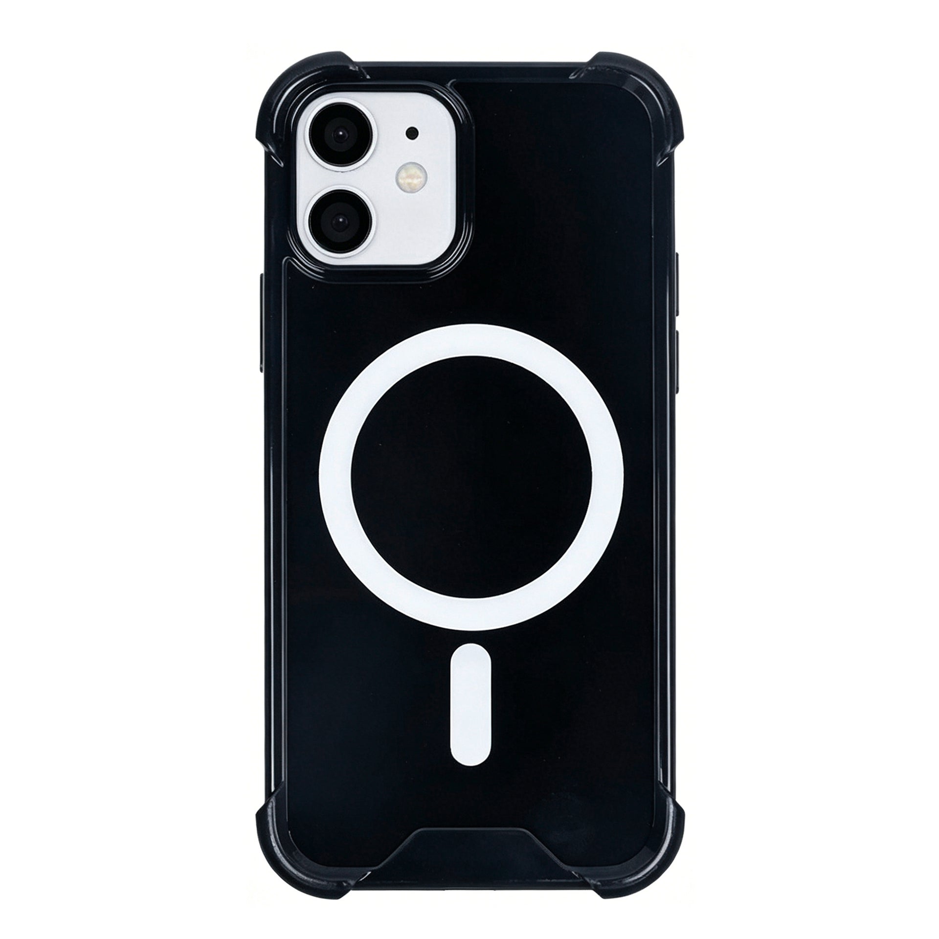 Rixus Anti-Burst Case With MagSafe Compatible For Apple iPhone 11 Black