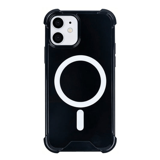 Rixus Anti-Burst Case With MagSafe Compatible For Apple iPhone 11 Black