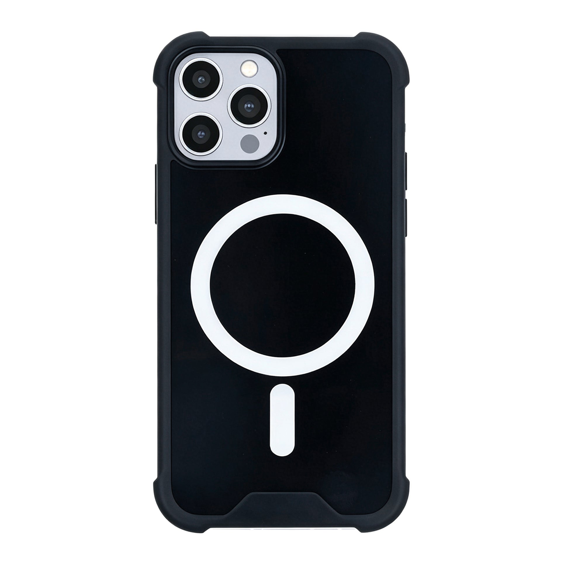Rixus Anti-Burst Case With MagSafe Compatible For Apple iPhone 11 Pro Max Black