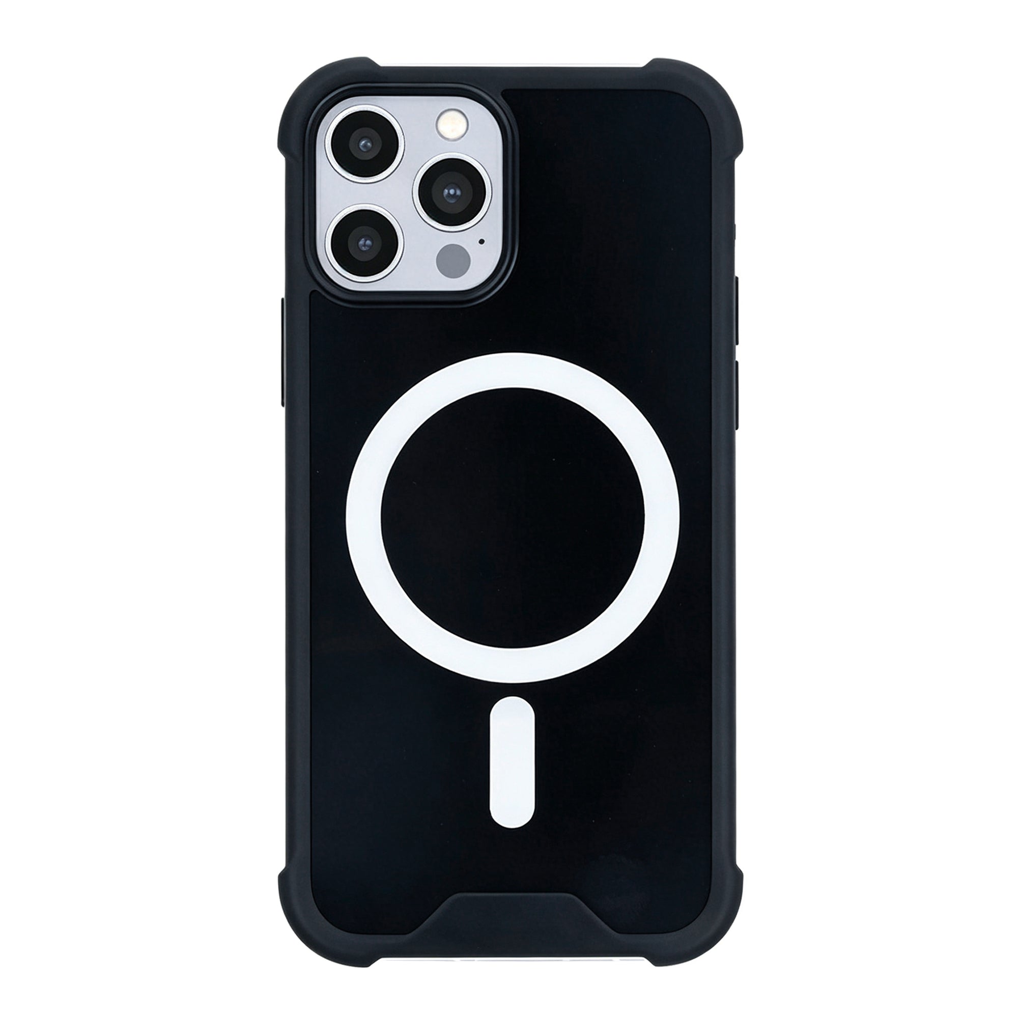 Rixus Anti-Burst Case With MagSafe Compatible For Apple iPhone 11 Pro Max Black