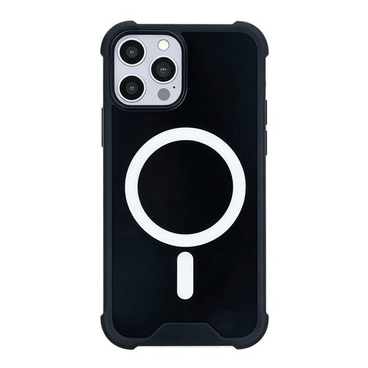 Rixus Anti-Burst Case With MagSafe Compatible For Apple iPhone 11 Pro Max Black
