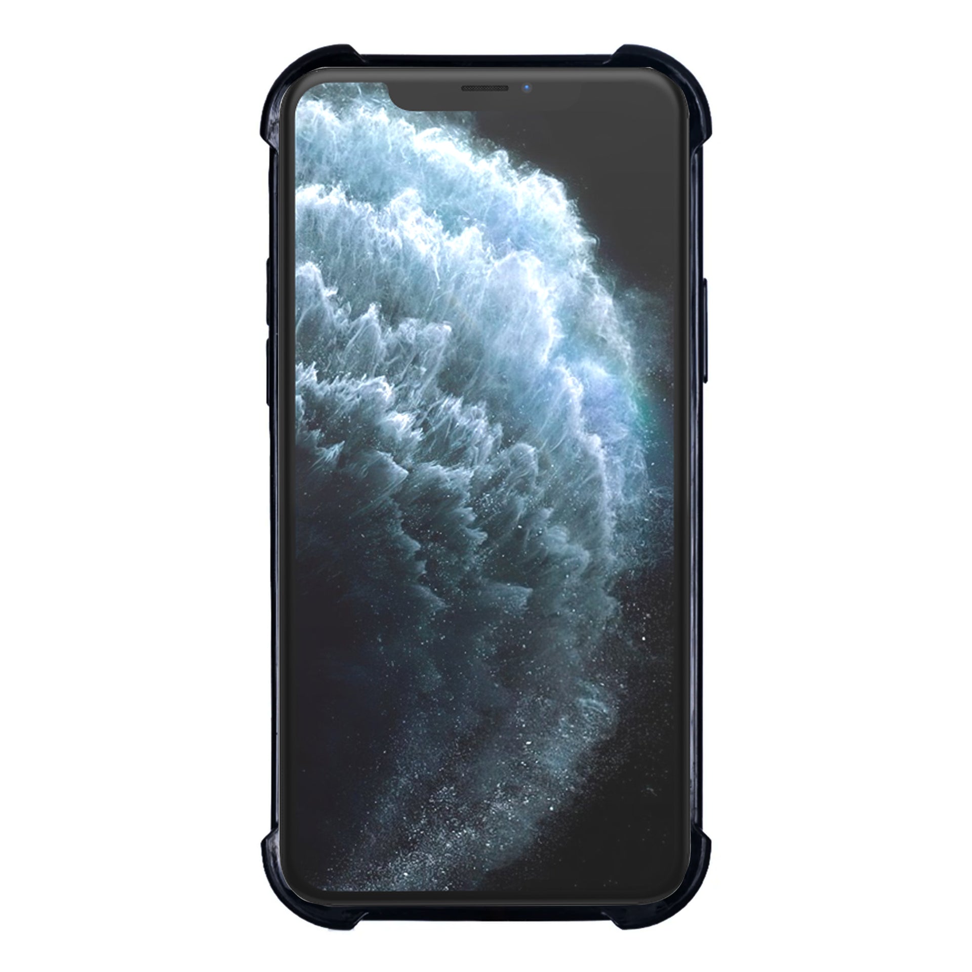 Rixus Anti-Burst Case With MagSafe Compatible For Apple iPhone 11 Pro Max Black