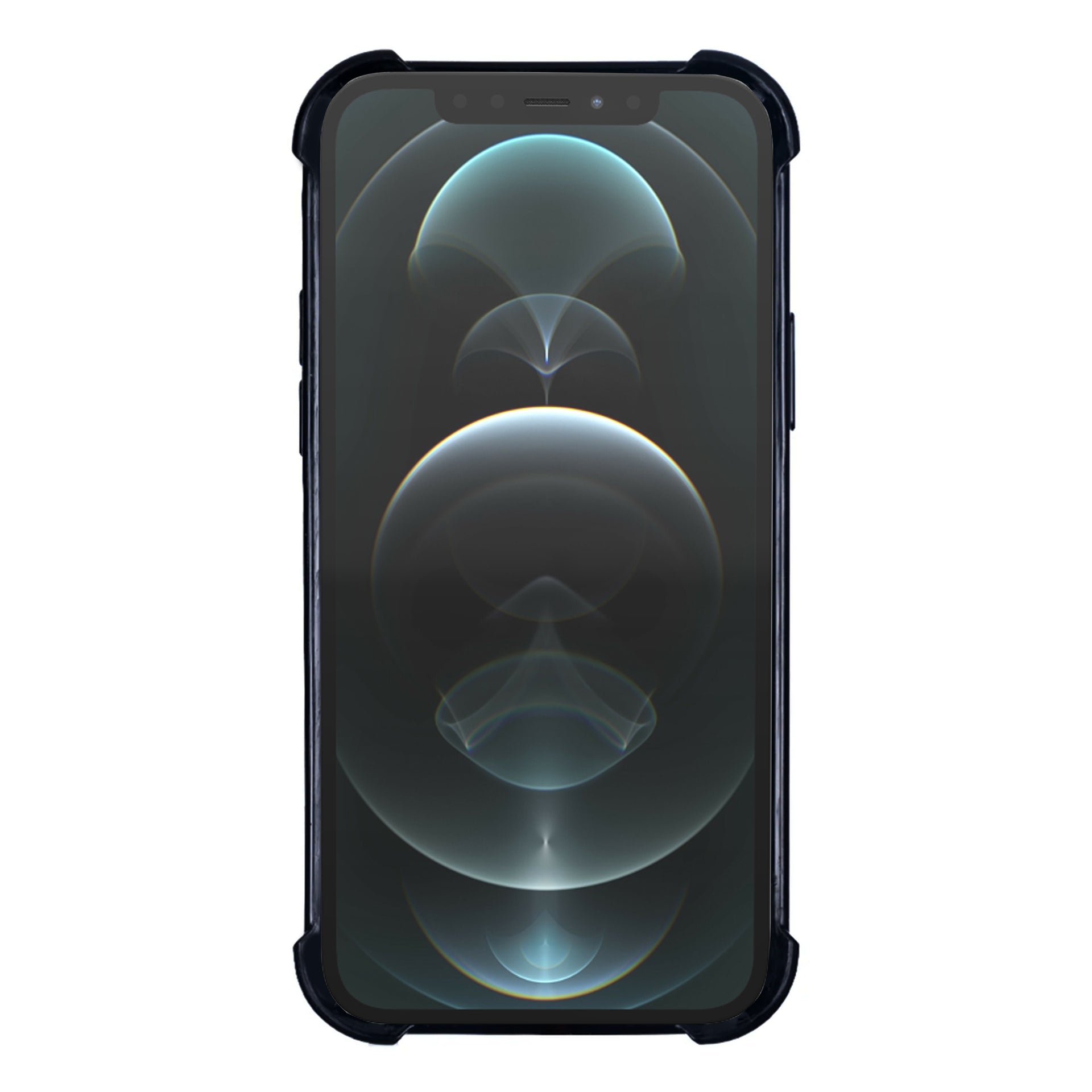 Rixus Anti-Burst Case With MagSafe Compatible For Apple iPhone 12, 12 Pro Black
