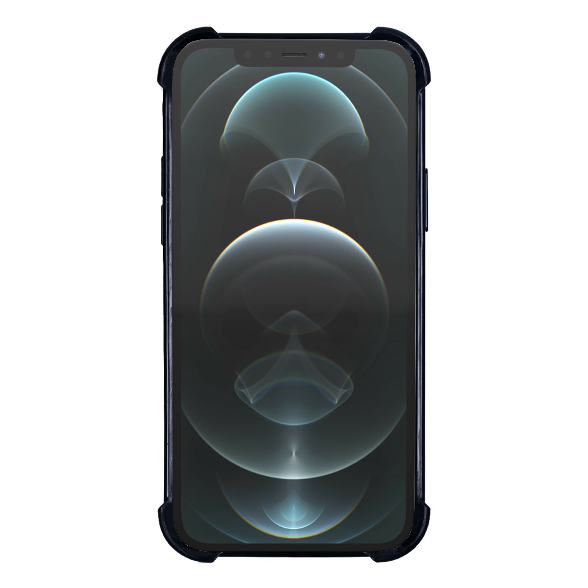 Rixus Anti-Burst Case With MagSafe Compatible For Apple iPhone 12 Pro Max Black