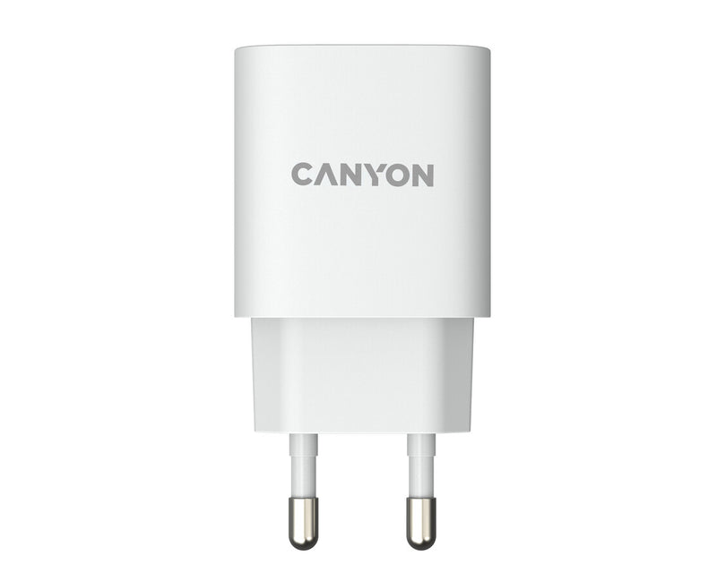 Canyon Wall Charger H-20-04 USB-C And QC 3.0 White