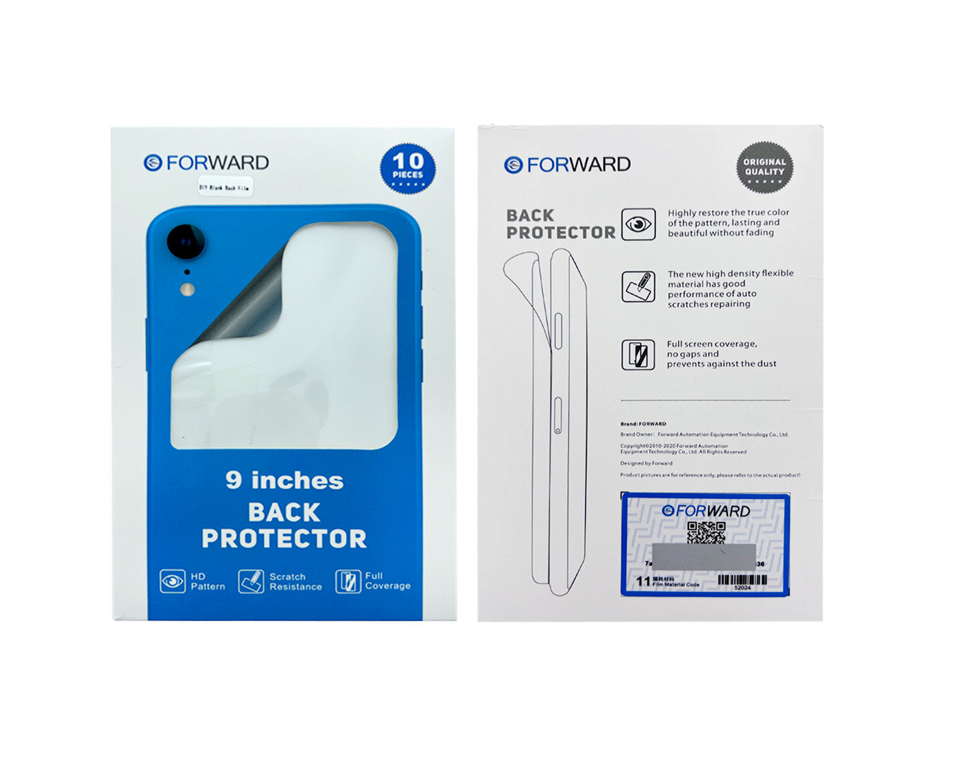 FORWARD Blank Back Film (10pcs)