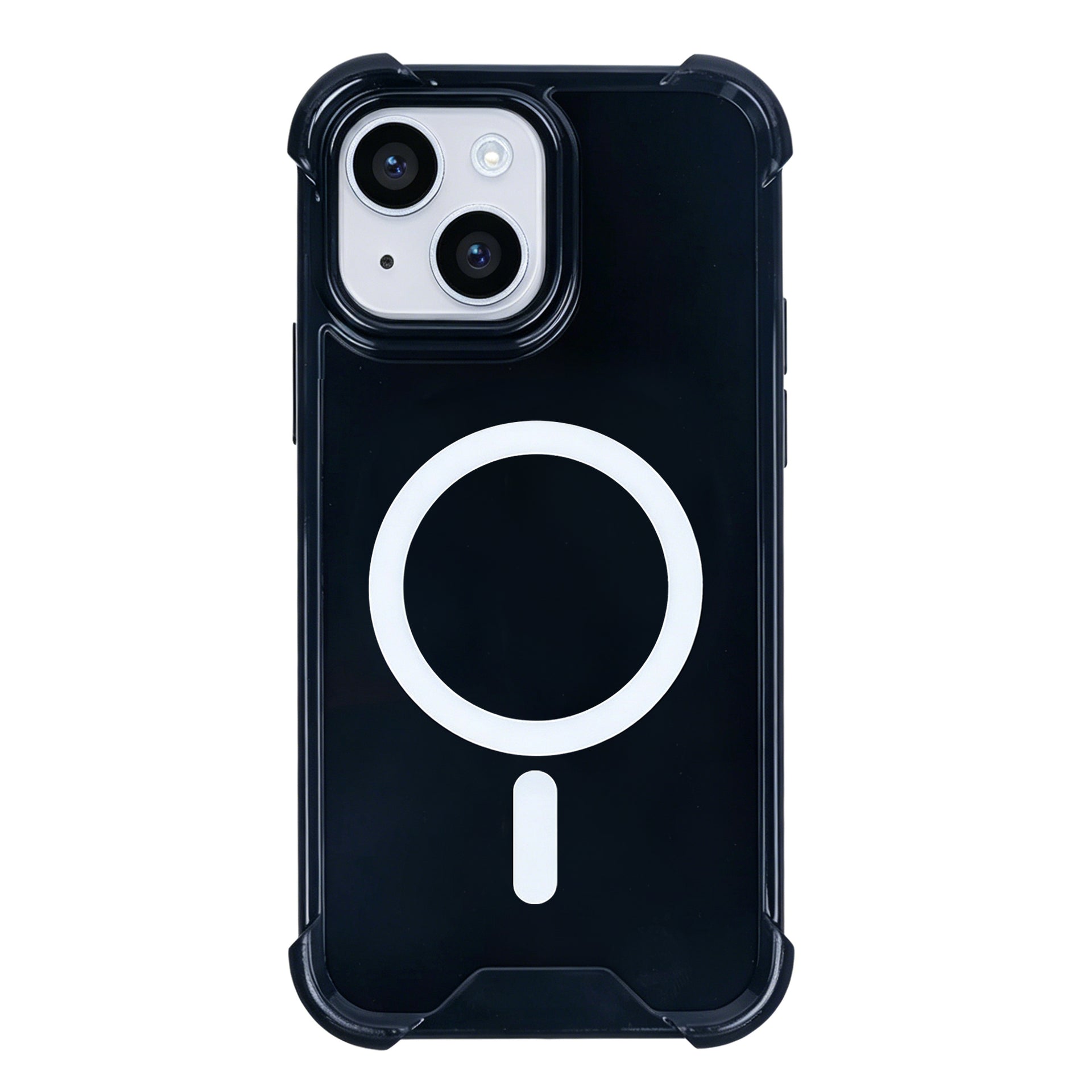 Rixus Anti-Burst Case With MagSafe Compatible For Apple iPhone 14 Black