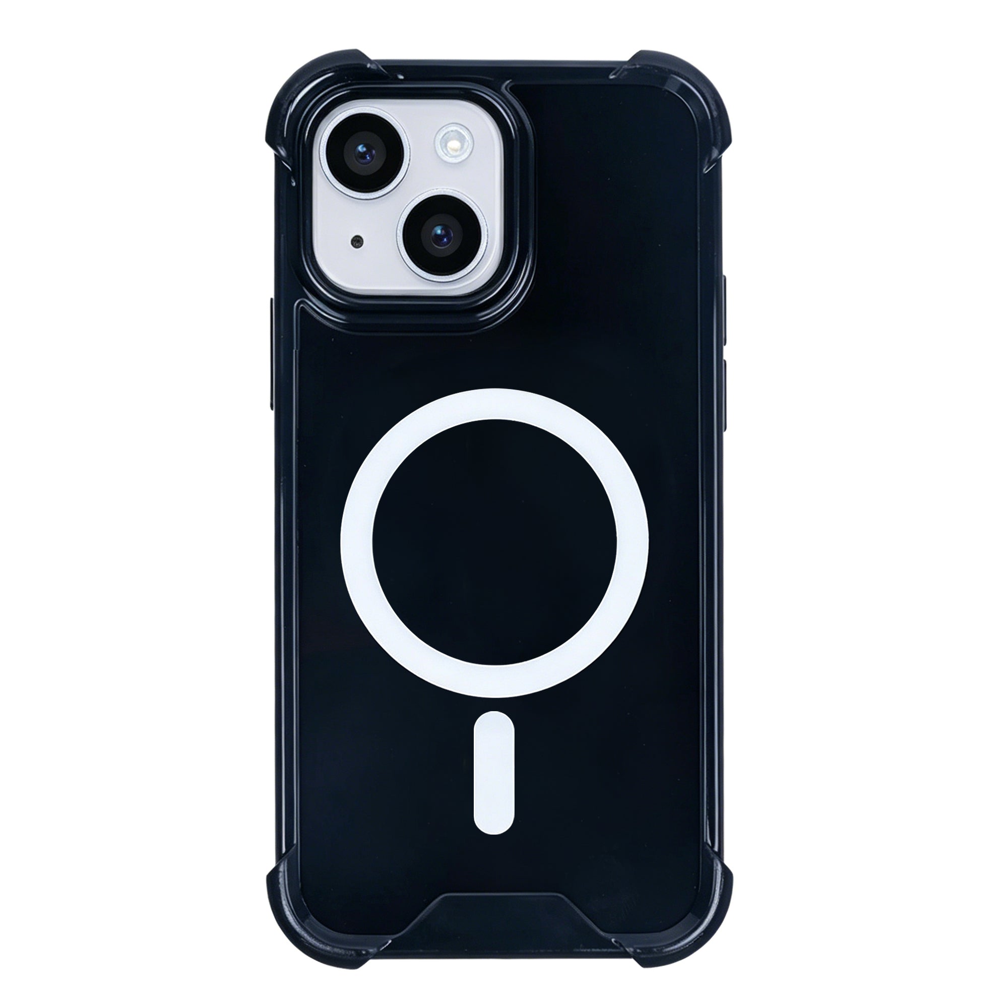 Rixus Anti-Burst Case With MagSafe Compatible For Apple iPhone 14 Black