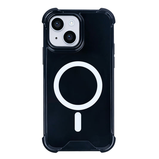 Rixus Anti-Burst Case With MagSafe Compatible For Apple iPhone 14 Black