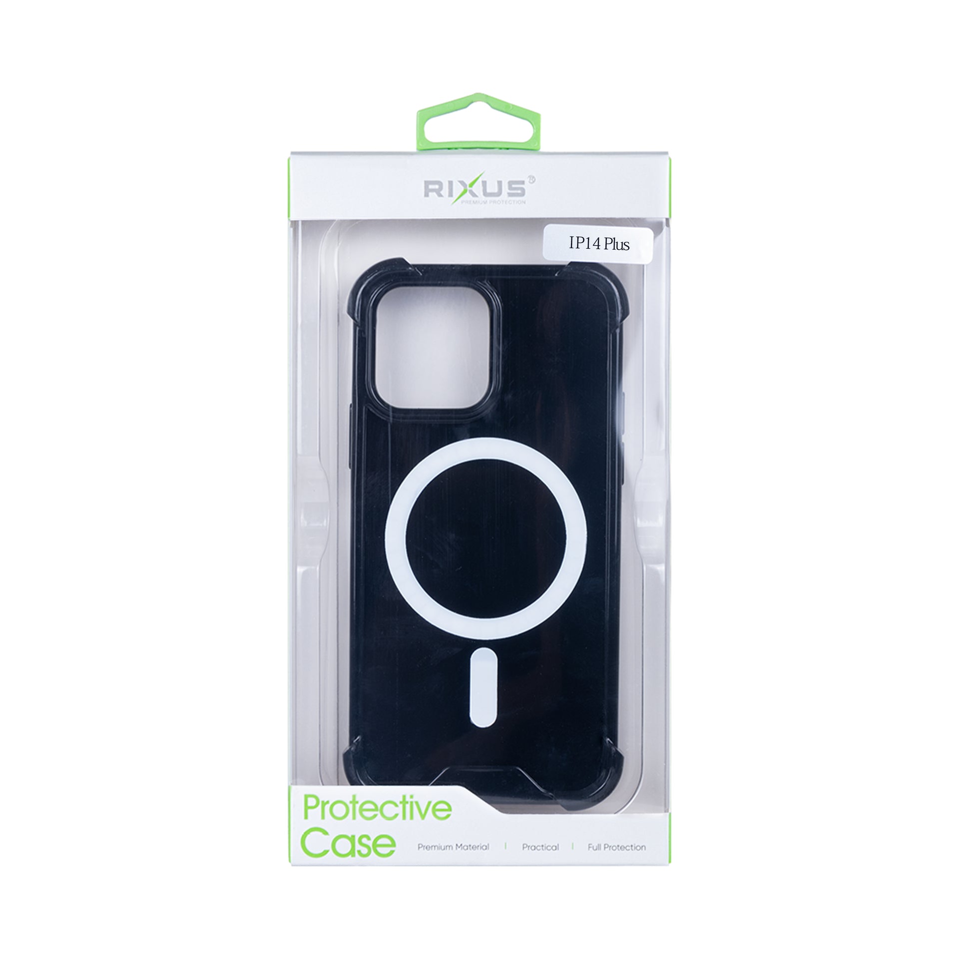 Rixus Anti-Burst Case With MagSafe Compatible For Apple iPhone 14 Plus Black