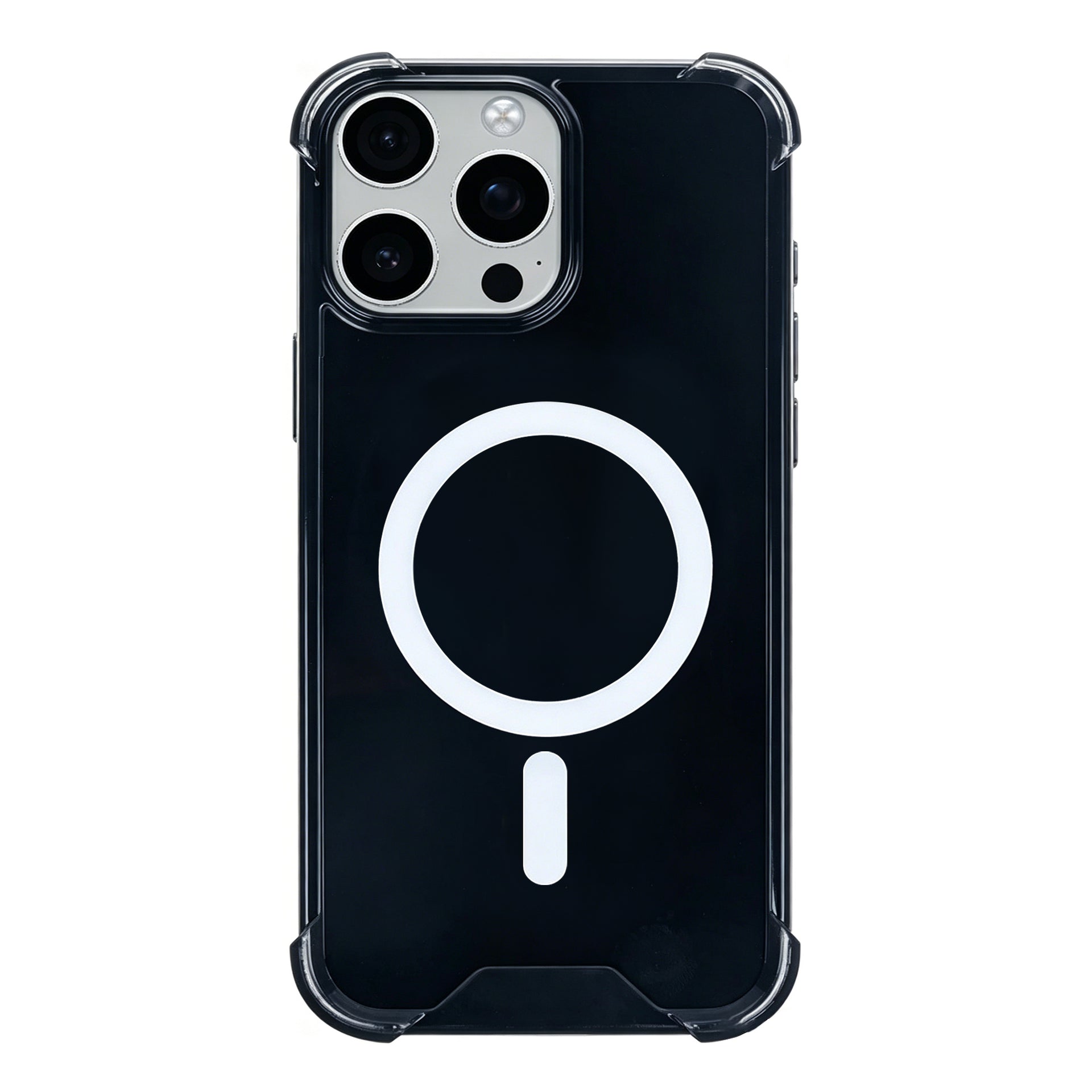 Rixus Anti-Burst Case With MagSafe Compatible For Apple iPhone 14 Pro Max Black