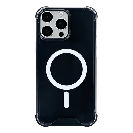 Rixus Anti-Burst Case With MagSafe Compatible For Apple iPhone 14 Pro Max Black