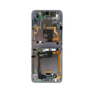 Samsung Galaxy Z Flip4 F721B Main Display And Digitizer With Frame Blue Service Pack
