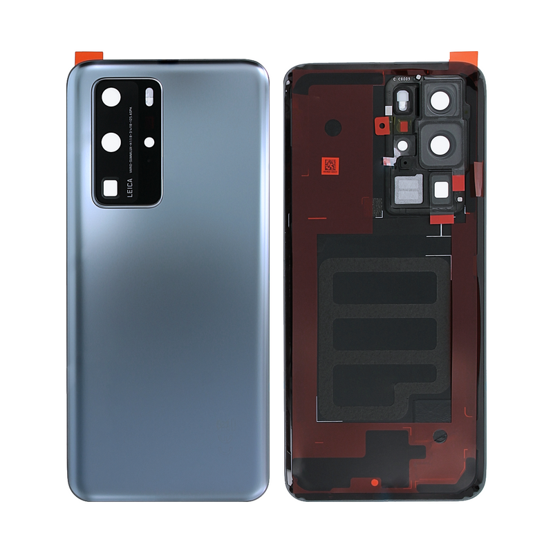 Huawei P40 Pro Back Cover Silver Frost With Lens