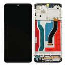 Samsung Galaxy A10s A107F Display And Digitizer With Frame Black Service Pack