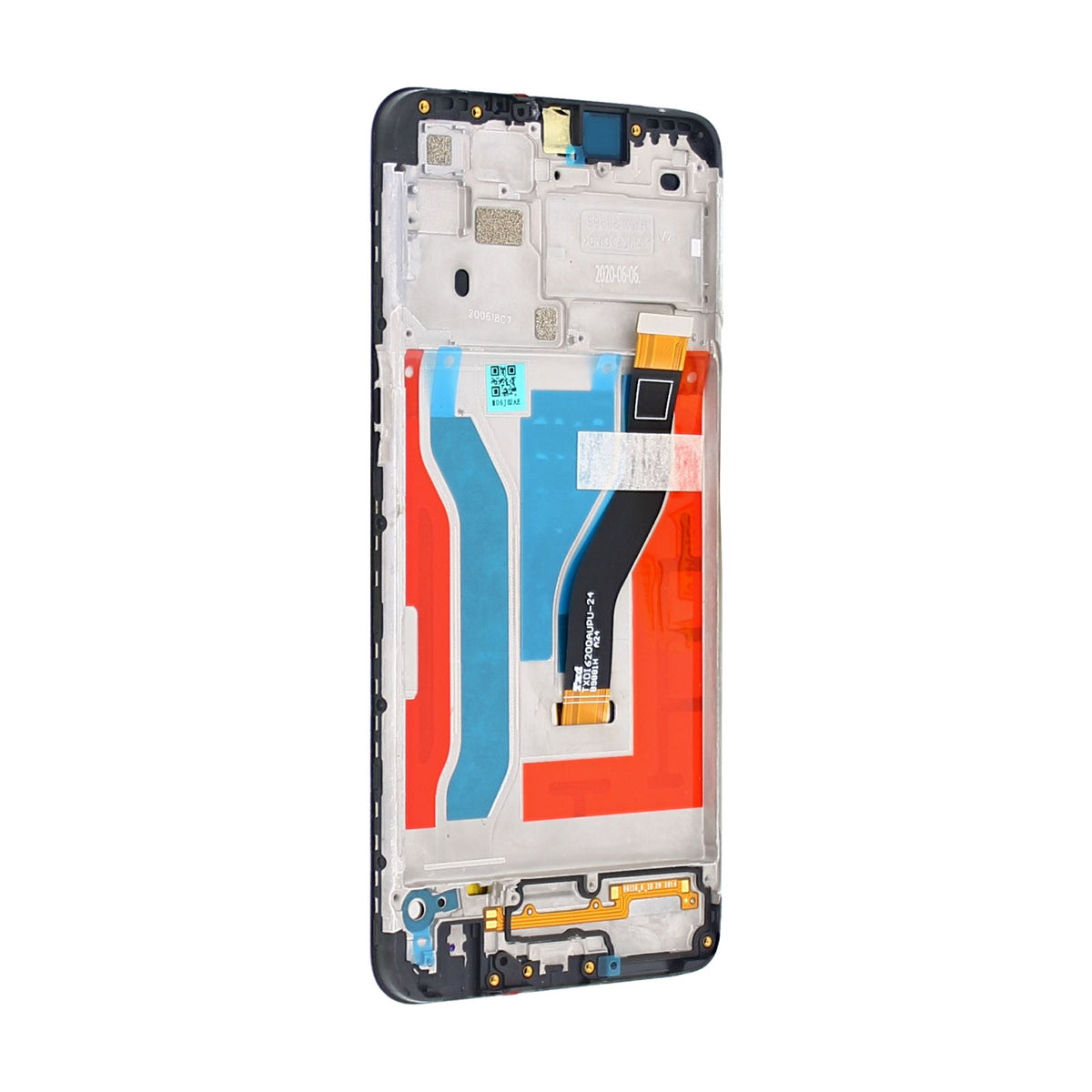 Samsung Galaxy A10s A107F Display And Digitizer With Frame Black Service Pack