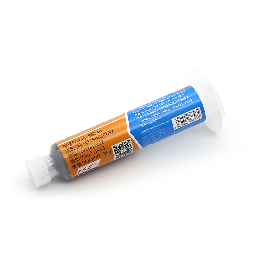 MECHANIC XG-Z40 10cc Syringe Solder Paste Flux Sn63/Pb37 25-45um Paste Tin Cream