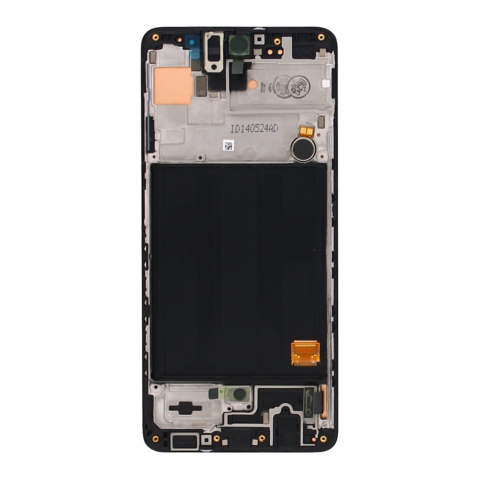 Samsung Galaxy A51 A515F Display and Digitizer With Frame Black Service Pack