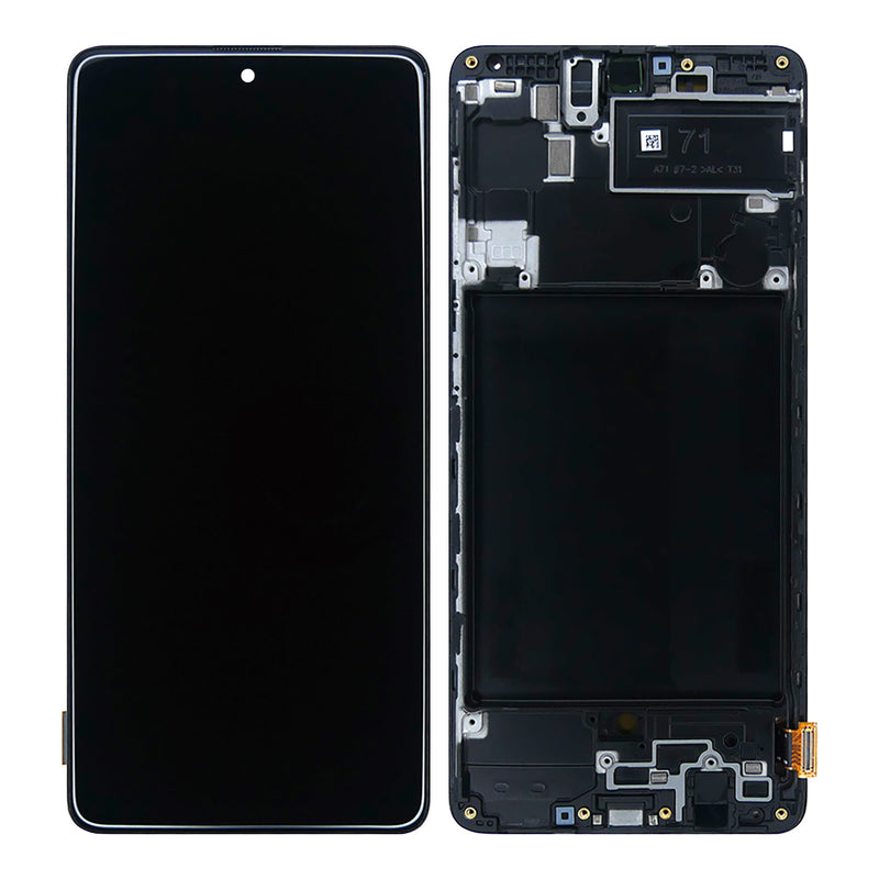 Samsung Galaxy A71 A715F Display And Digitizer With Frame Service Pack