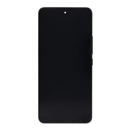 Xiaomi 12 Lite Display And Digitizer With Frame Black Service Pack