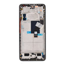 Xiaomi 12 Lite Display And Digitizer With Frame Black Service Pack