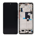 Xiaomi 12 Lite Display And Digitizer With Frame Black Service Pack