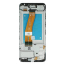 Samsung Galaxy A02s A025F Display And Digitizer With Frame Black (NON-EU Version) Service Pack