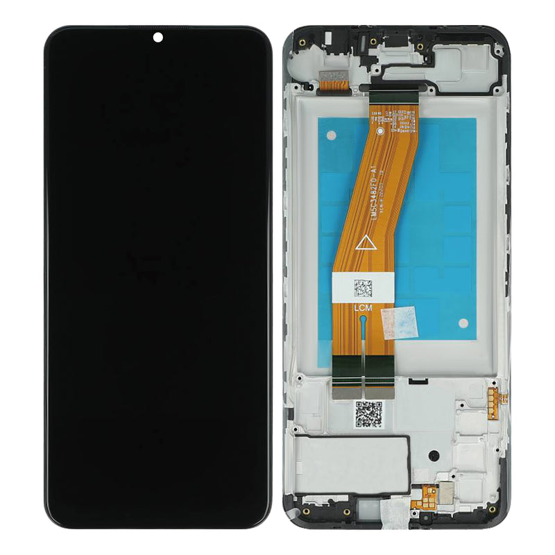 Samsung Galaxy A02s A025F Display And Digitizer With Frame Black (NON-EU Version) Service Pack