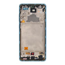 Samsung Galaxy A72 A725F Display And Digitizer With Frame Awesome Blue Service Pack