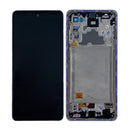 Samsung Galaxy A72 A725F Display And Digitizer With Frame Awesome Violet Service Pack