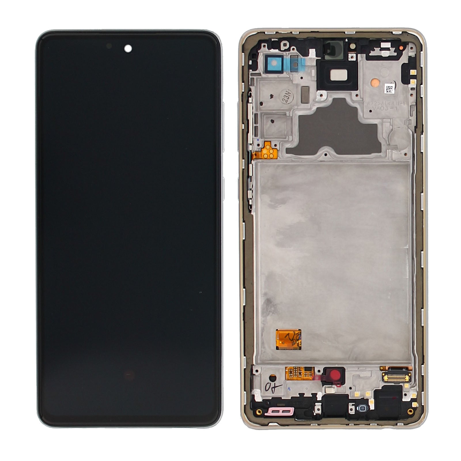 Samsung Galaxy A72 A725F Display And Digitizer With Frame Awesome White Service Pack