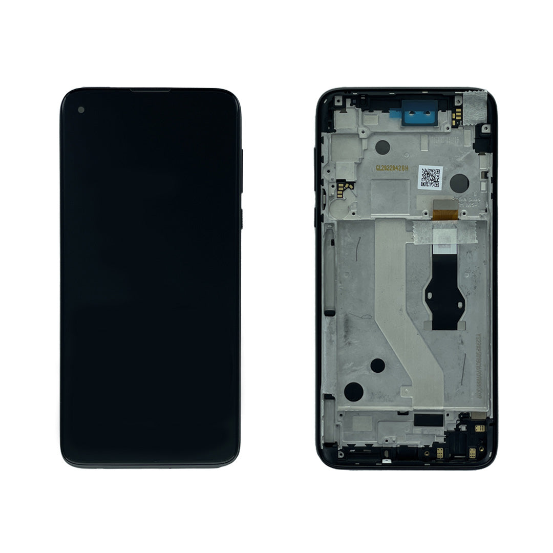 Motorola Moto G Pro Display And Digitizer With Frame Black OEM