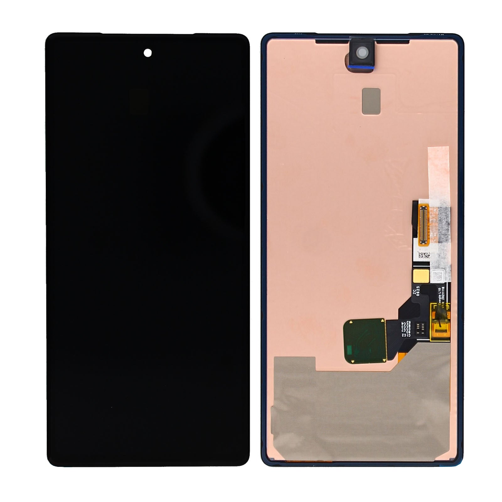 Google Pixel 7A Display And Digitizer Without Frame Black Service Pack