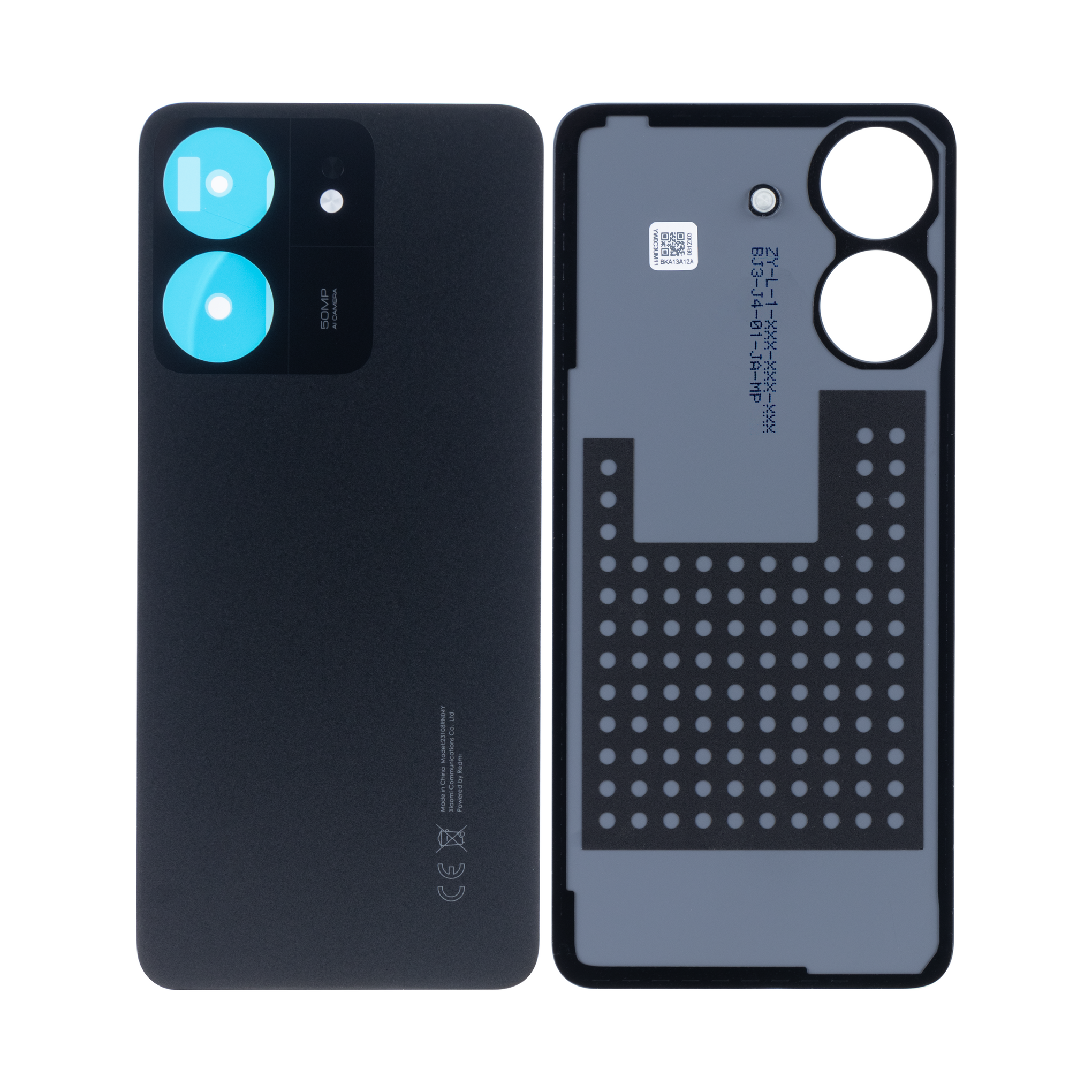 Xiaomi Redmi 13C Back Cover Without Lens Midnight Black OEM