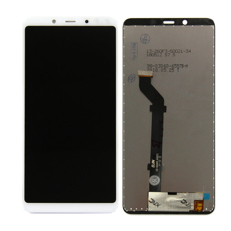 Nokia 3.1 Plus Display And Digitizer Without Frame White OEM