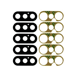 For Apple iPhone XS Max Camera Lens Cover Set Black OEM (5pcs)