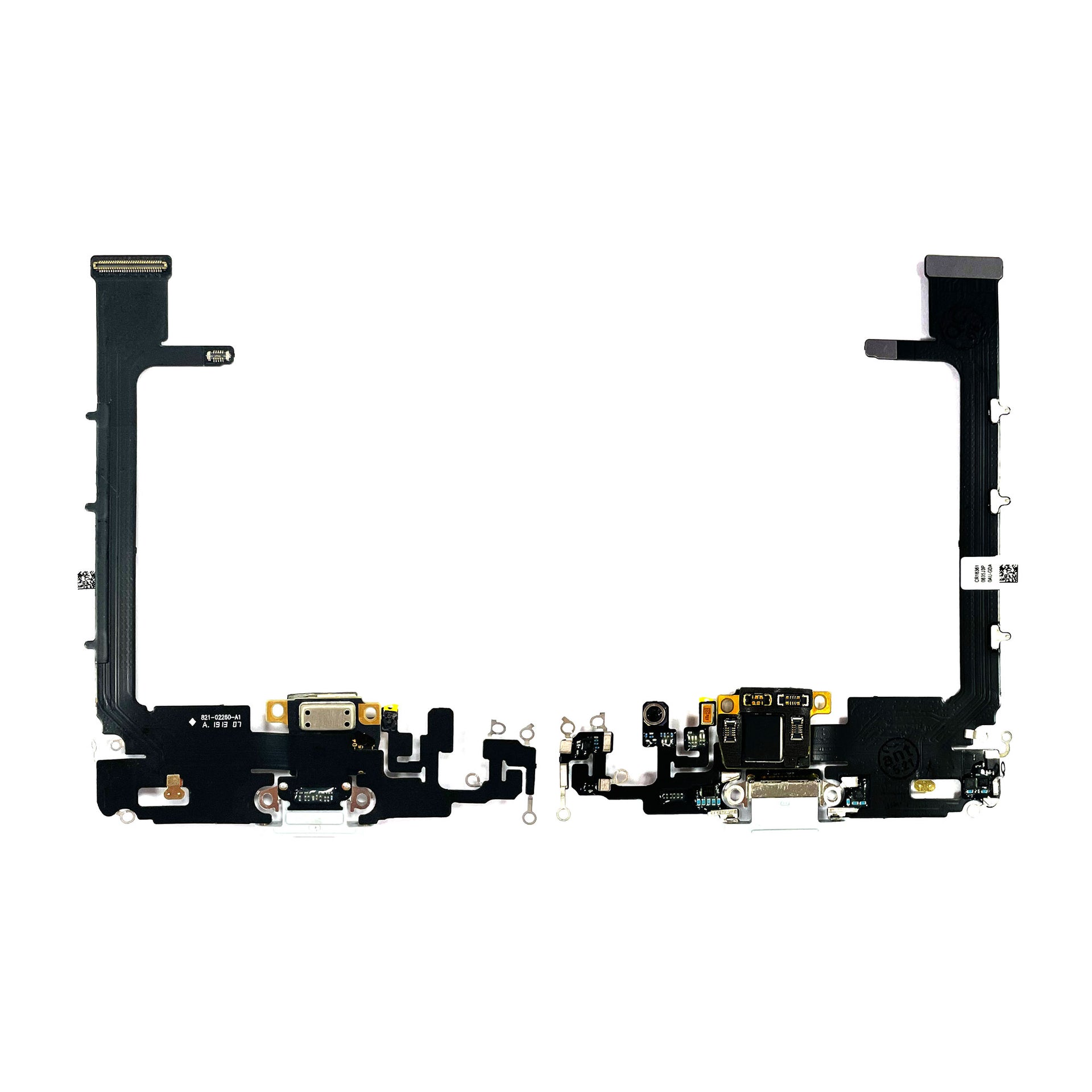 For Apple iPhone 11 Pro Max System Charging Flex Matte Silver Pulled