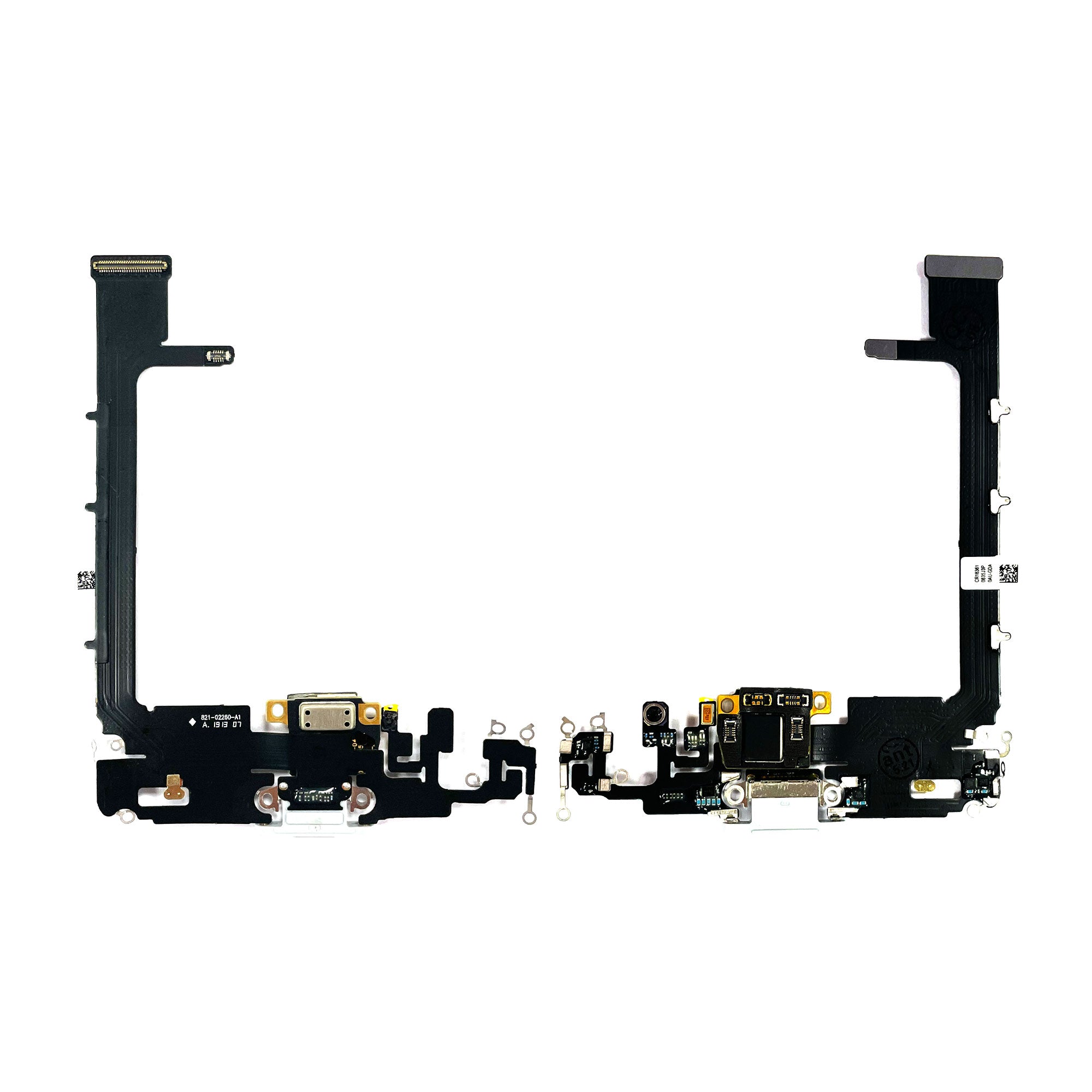 For Apple iPhone 11 Pro Max System Charging Flex Matte Silver Pulled