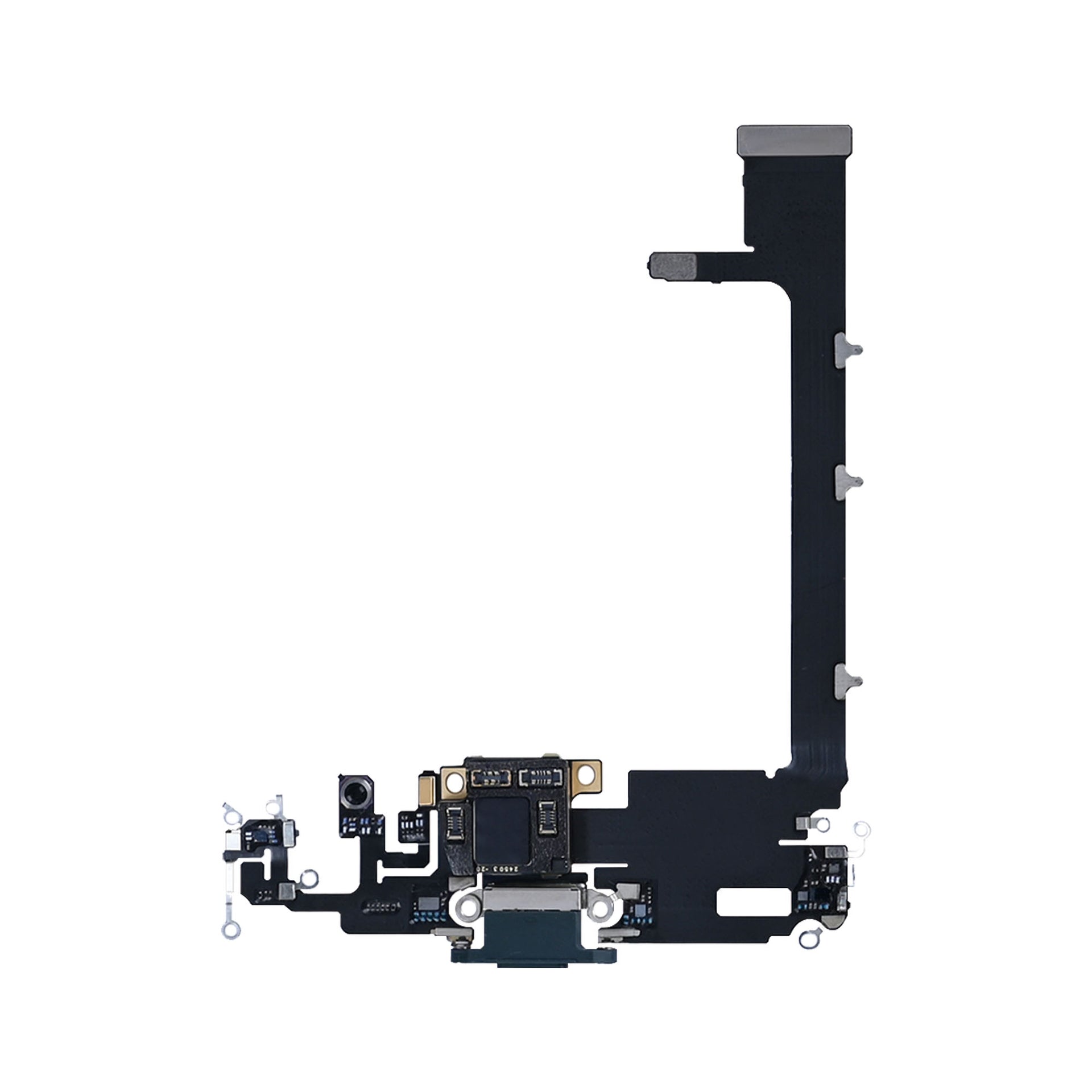 For Apple iPhone 11 Pro Max System Charging Flex Matte Midnight Green Pulled