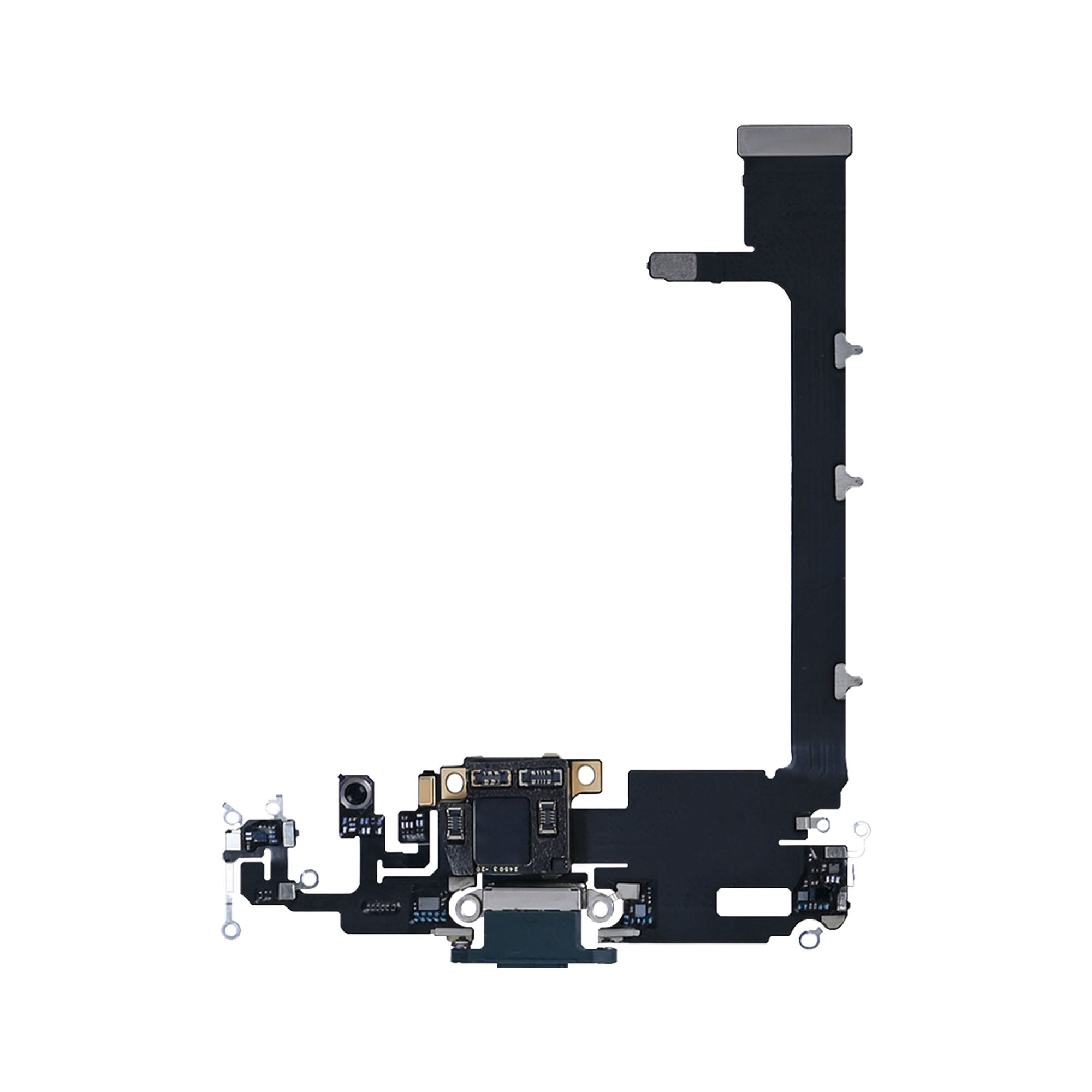 For Apple iPhone 11 Pro Max System Charging Flex Matte Midnight Green Pulled