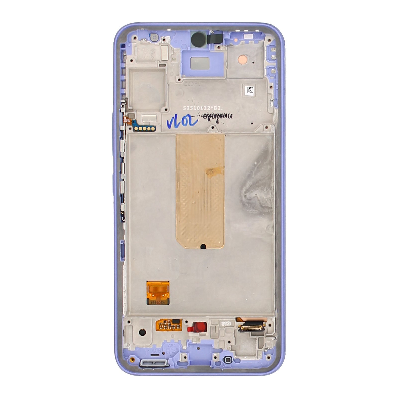 Samsung Galaxy A54 5G A546B Display And Digitizer With Frame Violet Service Pack