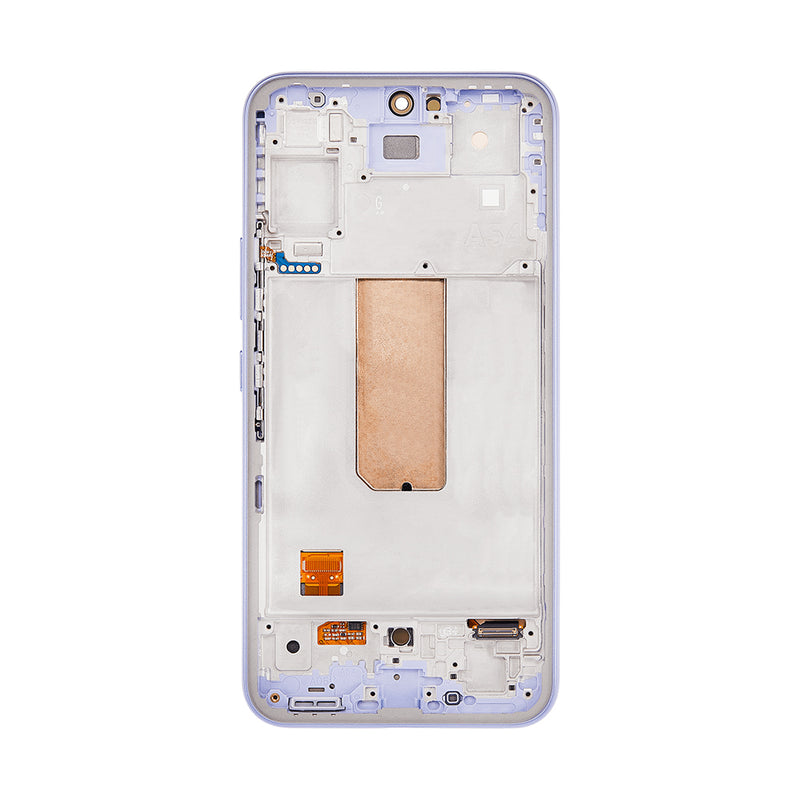 Samsung Galaxy A54 5G A546B Display And Digitizer With Frame Violet (Servicepack)