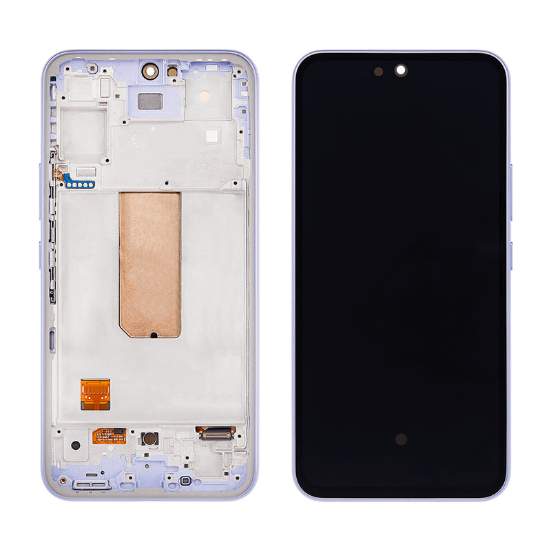 Samsung Galaxy A54 5G A546B Display And Digitizer With Frame Violet (Servicepack)