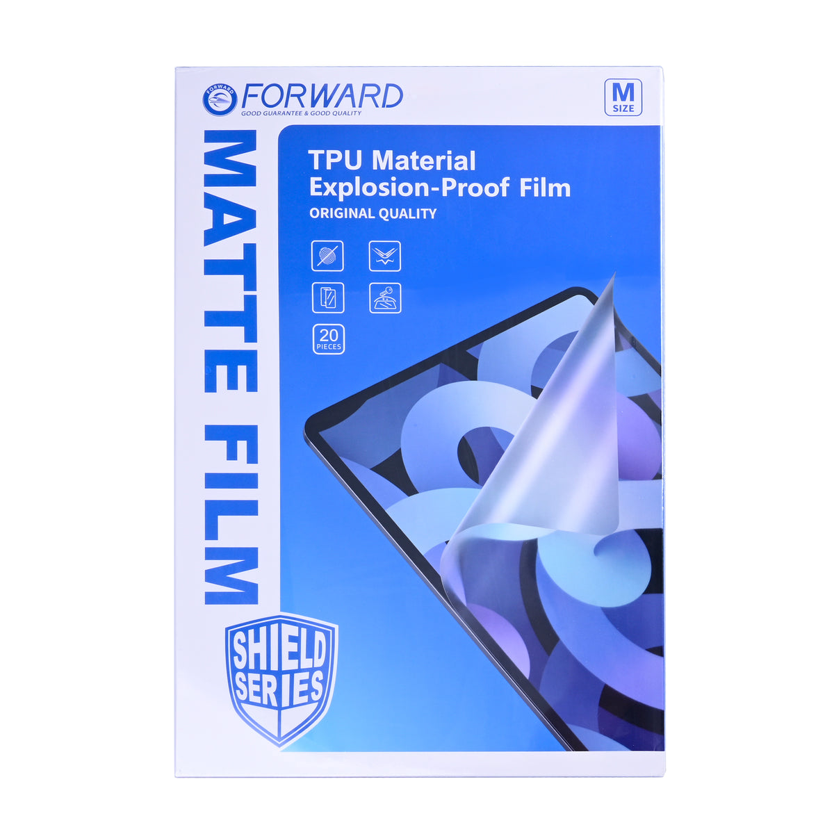 FORWARD 13 inch Anti-glare Flexible Explosion-proof Film (20pcs)