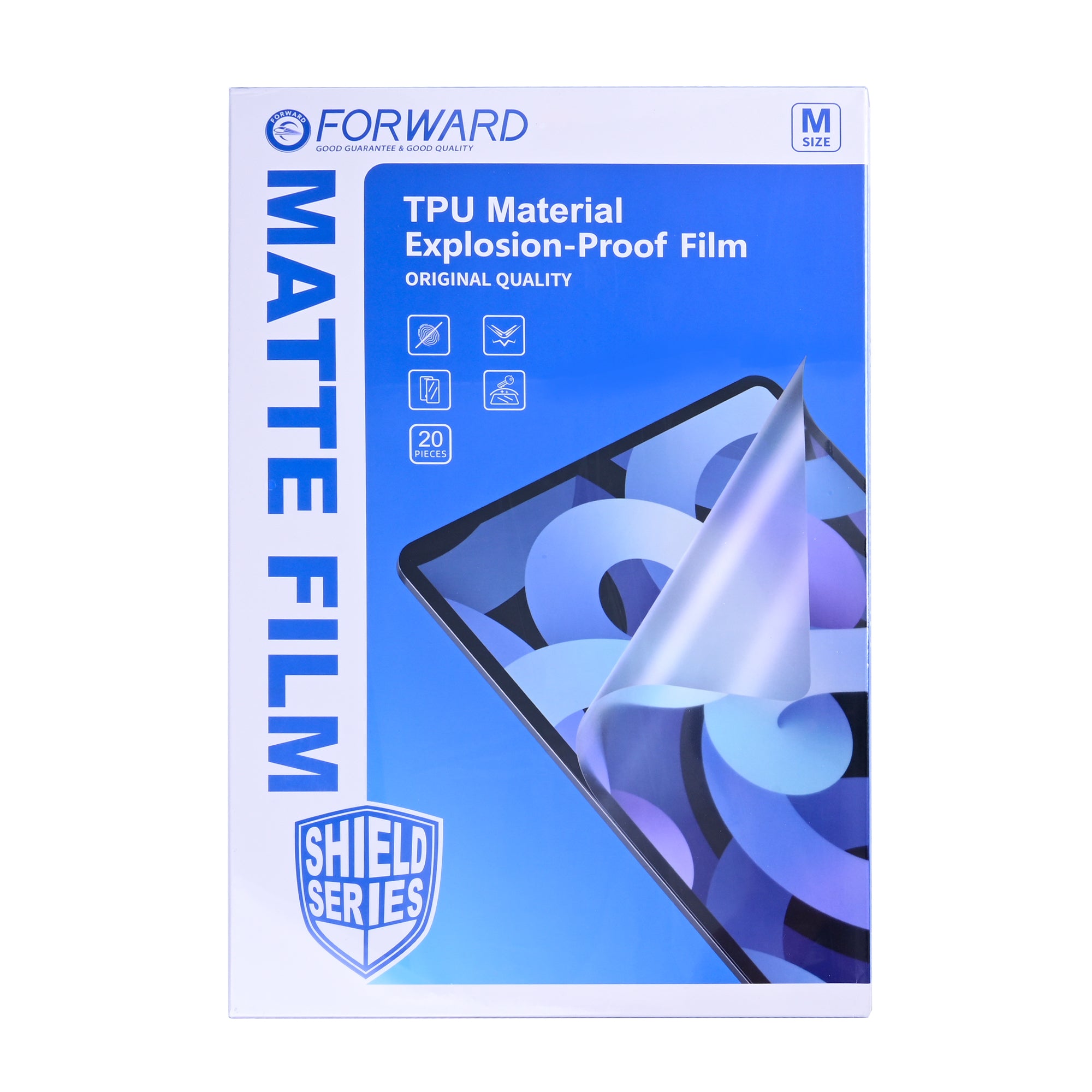 FORWARD 13 inch Anti-glare Flexible Explosion-proof Film (20pcs)